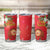 Spain Tio de Nadal Christmas Tumbler Cup Traditional Christmas Log Red Version - Wonder Print Shop