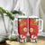 Spain Tio de Nadal Christmas Tumbler With Handle Traditional Christmas Log Red Version - Wonder Print Shop