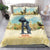 Spain El Oso y el Madrono Bedding Set Madrid City Watercolor - Wonder Print Shop