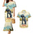 Spain El Oso y el Madrono Couples Matching Mermaid Dress and Hawaiian Shirt Madrid City Watercolor - Wonder Print Shop