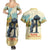 Spain El Oso y el Madrono Couples Matching Summer Maxi Dress and Hawaiian Shirt Madrid City Watercolor - Wonder Print Shop