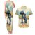 Spain El Oso y el Madrono Couples Matching Tank Maxi Dress and Hawaiian Shirt Madrid City Watercolor - Wonder Print Shop