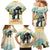 Spain El Oso y el Madrono Family Matching Mermaid Dress and Hawaiian Shirt Madrid City Watercolor - Wonder Print Shop