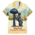 Spain El Oso y el Madrono Family Matching Puletasi and Hawaiian Shirt Madrid City Watercolor - Wonder Print Shop