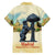 Spain El Oso y el Madrono Family Matching Puletasi and Hawaiian Shirt Madrid City Watercolor - Wonder Print Shop