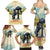 Spain El Oso y el Madrono Family Matching Summer Maxi Dress and Hawaiian Shirt Madrid City Watercolor - Wonder Print Shop