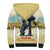 Spain El Oso y el Madrono Sherpa Hoodie Madrid City Watercolor - Wonder Print Shop