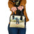 Spain El Oso y el Madrono Shoulder Handbag Madrid City Watercolor