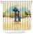 Spain El Oso y el Madrono Shower Curtain Madrid City Watercolor