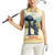 Spain El Oso y el Madrono Women Sleeveless Polo Shirt Madrid City Watercolor - Wonder Print Shop