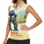 Spain El Oso y el Madrono Women Sleeveless Polo Shirt Madrid City Watercolor - Wonder Print Shop