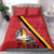 Personalized Belgium Bedding Set Lion Rampant With Belgium Flag Colors - Wonder Print Shop