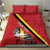 Personalized Belgium Bedding Set Lion Rampant With Belgium Flag Colors - Wonder Print Shop