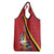 Personalized Belgium Grocery Bag Lion Rampant With Belgium Flag Colors