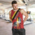 Personalized Belgium Men Tank Top Lion Rampant With Belgium Flag Colors