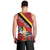 Personalized Belgium Men Tank Top Lion Rampant With Belgium Flag Colors