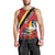 Personalized Belgium Men Tank Top Lion Rampant With Belgium Flag Colors