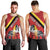 Personalized Belgium Men Tank Top Lion Rampant With Belgium Flag Colors