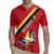 Personalized Belgium Rugby Jersey Lion Rampant With Belgium Flag Colors - Wonder Print Shop