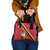 Personalized Belgium Shoulder Handbag Lion Rampant With Belgium Flag Colors