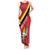 Personalized Belgium Tank Maxi Dress Lion Rampant With Belgium Flag Colors - Wonder Print Shop