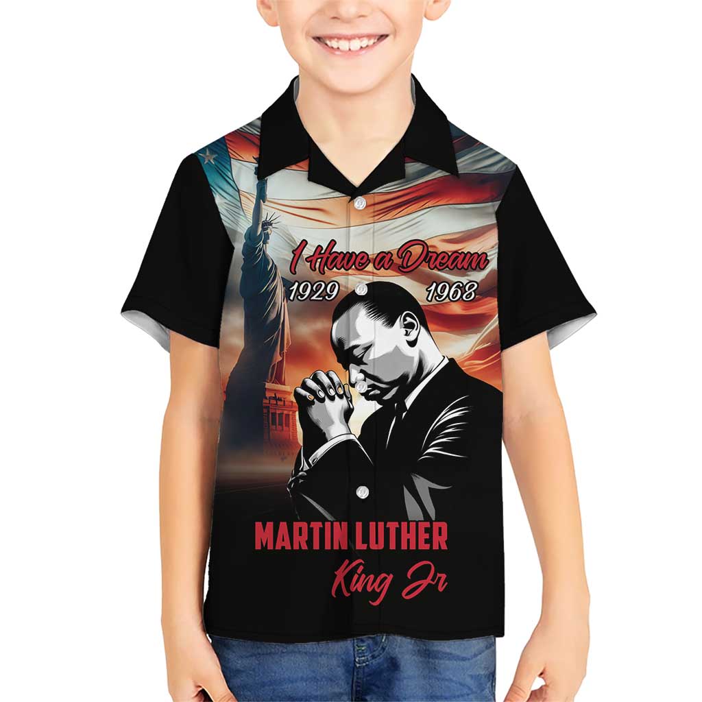 I Have a Dream MLK Day Kid Hawaiian Shirt The Time Is Always Right To Do What Is Right - Wonder Print Shop