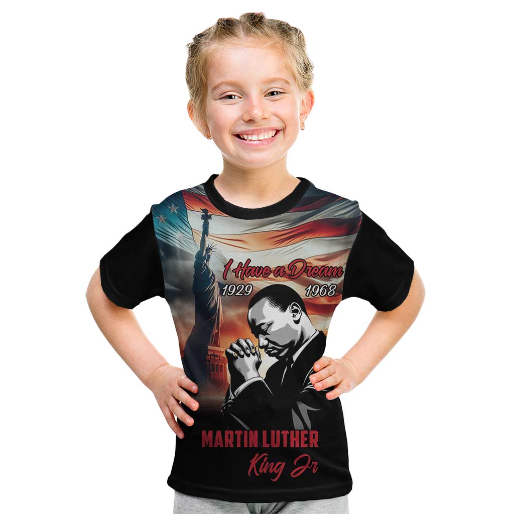 I Have a Dream MLK Day Kid T Shirt The Time Is Always Right To Do What Is Right - Wonder Print Shop