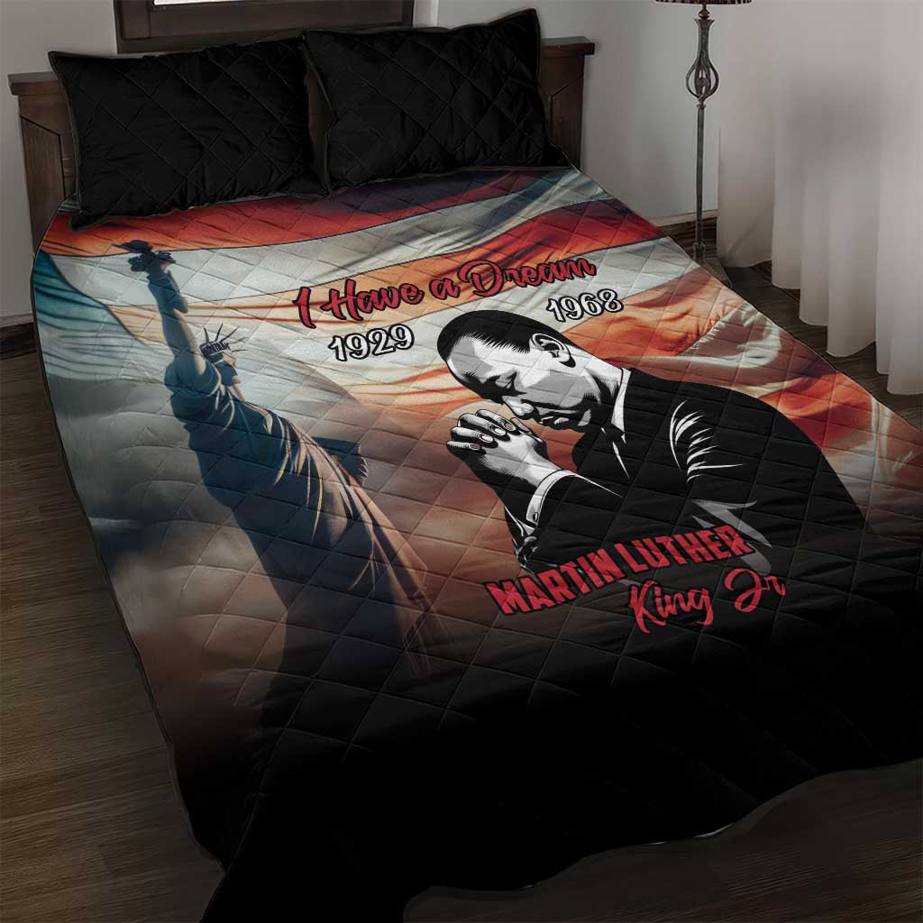 I Have a Dream MLK Day Quilt Bed Set The Time Is Always Right To Do What Is Right - Wonder Print Shop