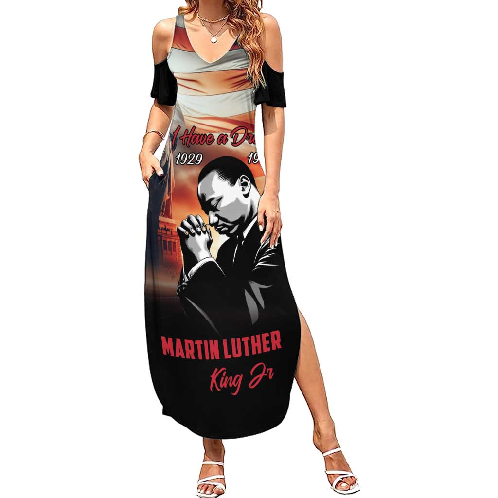 I Have a Dream MLK Day Summer Maxi Dress The Time Is Always Right To Do What Is Right - Wonder Print Shop