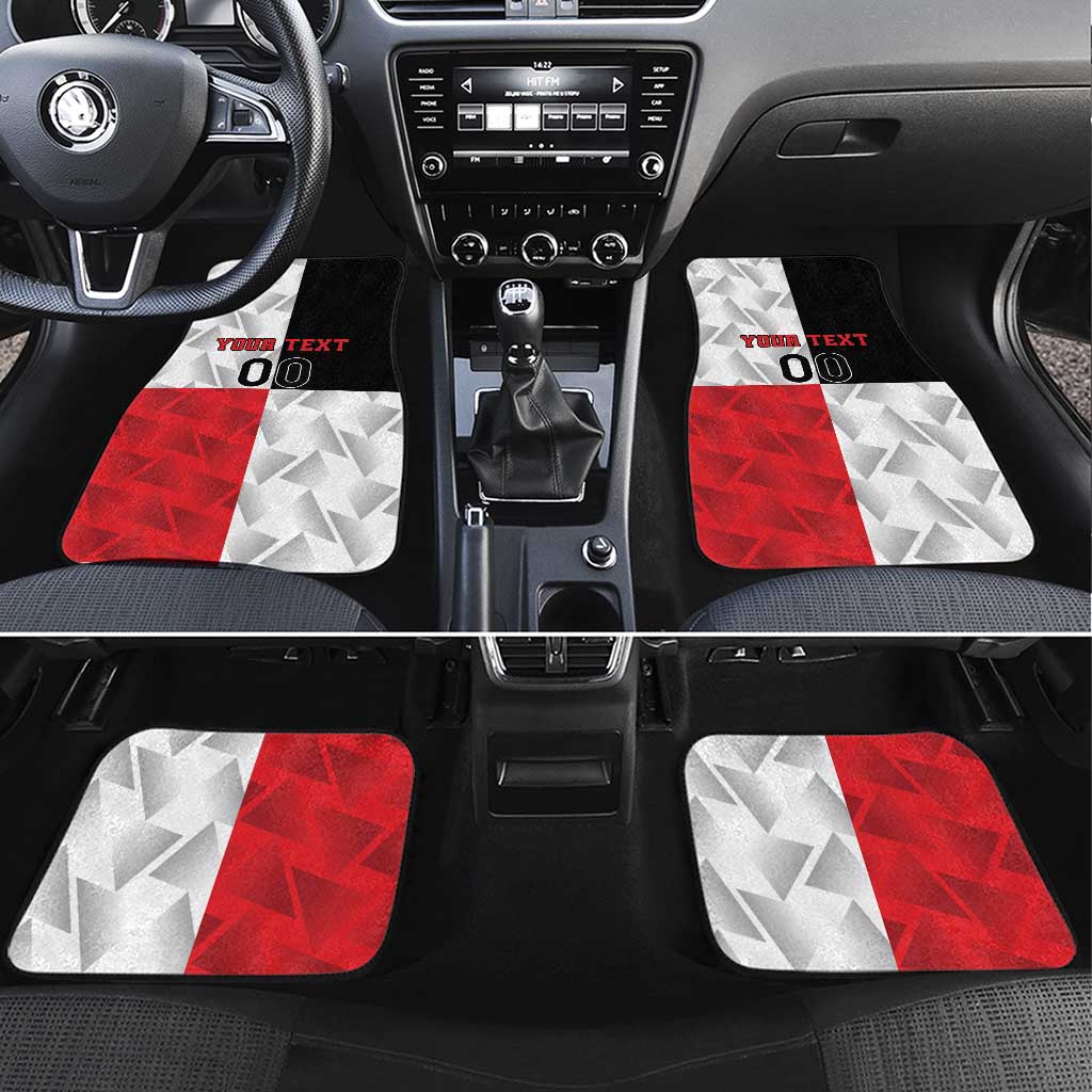 Custom Malta Rugby Car Mats L-imtaten Go Champions - Wonder Print Shop