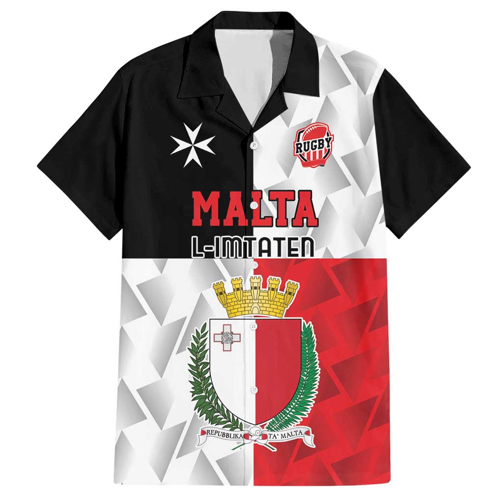 Custom Malta Rugby Hawaiian Shirt L-imtaten Go Champions - Wonder Print Shop