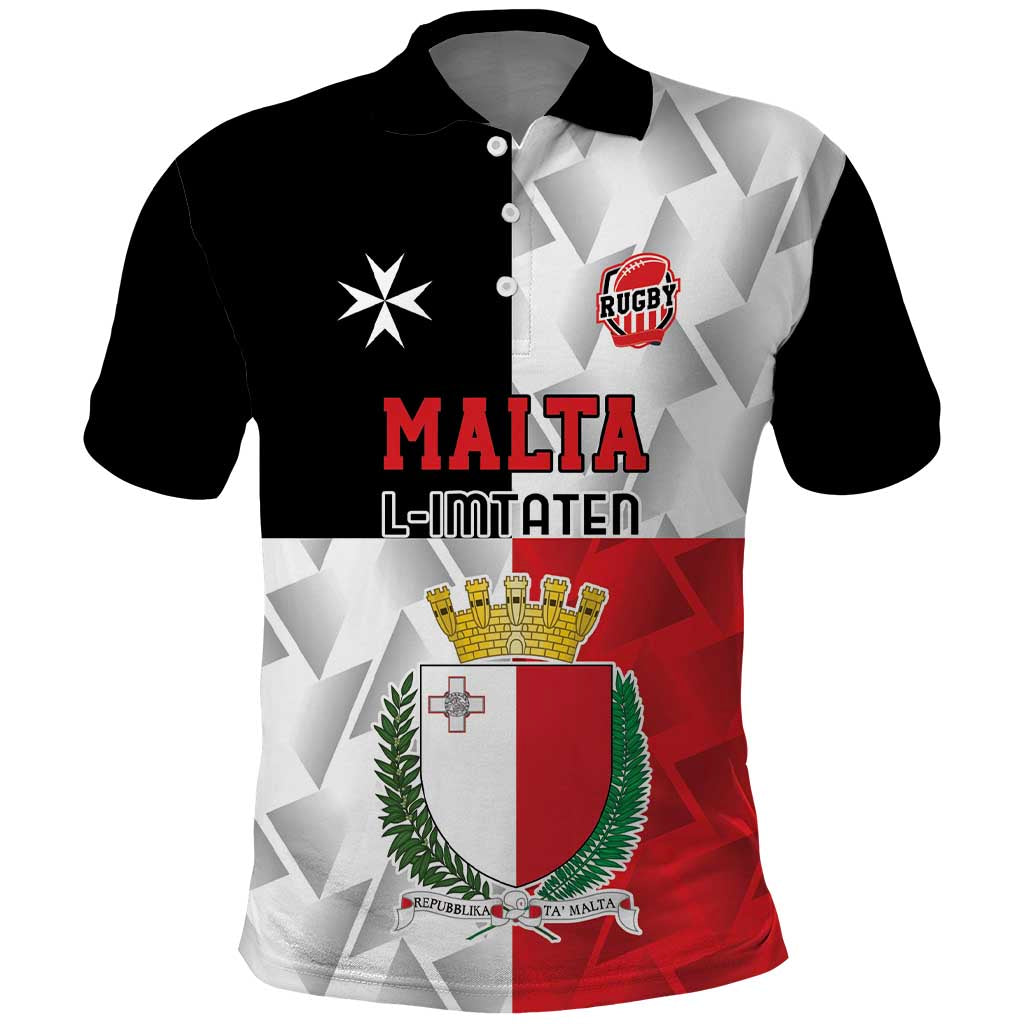 Custom Malta Rugby Polo Shirt L-imtaten Go Champions - Wonder Print Shop