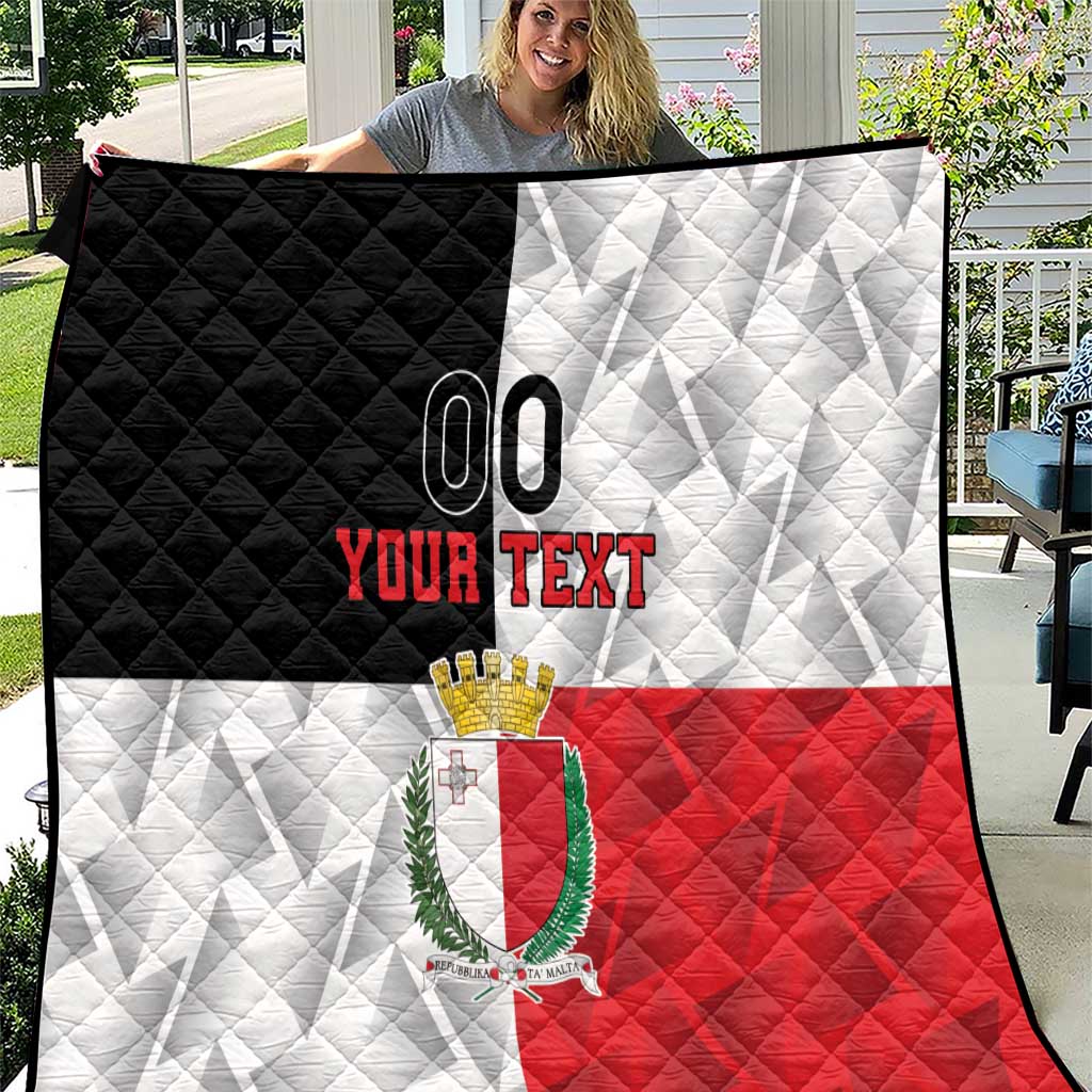 Custom Malta Rugby Quilt L-imtaten Go Champions - Wonder Print Shop