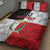 Custom Malta Rugby Quilt Bed Set L-imtaten Go Champions - Wonder Print Shop