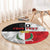 Custom Malta Rugby Round Carpet L-imtaten Go Champions