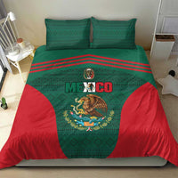 Mexico Football Bedding Set Aztec Eagle Spirit - Wonder Print Shop