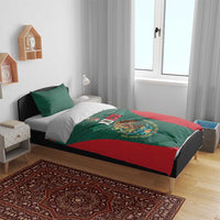 Mexico Football Bedding Set Aztec Eagle Spirit - Wonder Print Shop