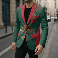 Custom Mexico Football Blazer Aztec Eagle Spirit - Wonder Print Shop