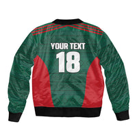Custom Mexico Football Bomber Jacket Aztec Eagle Spirit - Wonder Print Shop