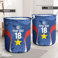 Custom Paraguay Football Laundry Basket La Albirroja Pride - Wonder Print Shop