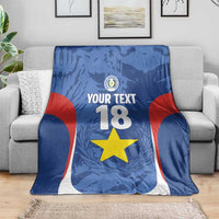 Custom Paraguay Football Blanket La Albirroja Pride - Wonder Print Shop