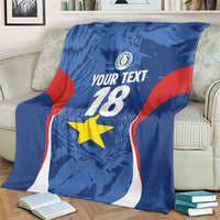 Custom Paraguay Football Blanket La Albirroja Pride - Wonder Print Shop