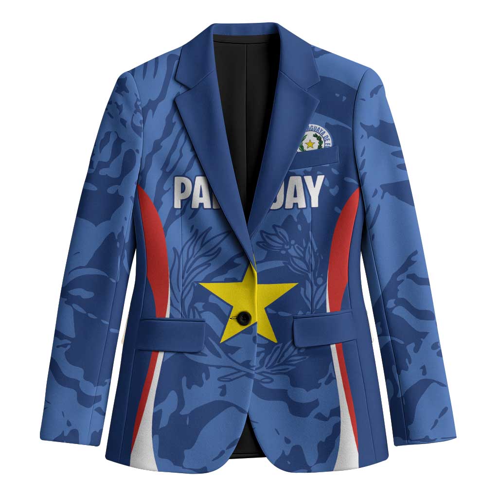 Custom Paraguay Football Blazer La Albirroja Pride - Wonder Print Shop