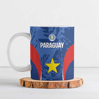 Custom Paraguay Football Ceramic Mug La Albirroja Pride - Wonder Print Shop