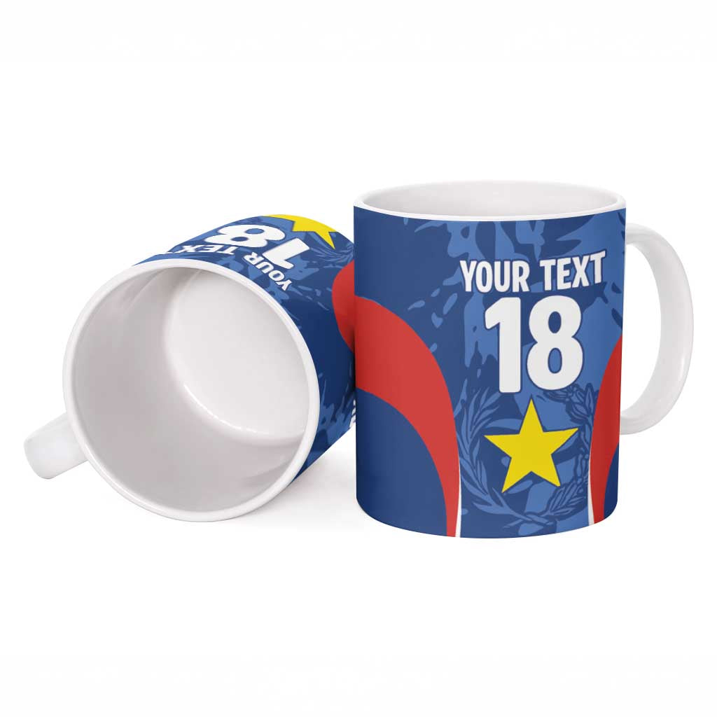 Custom Paraguay Football Ceramic Mug La Albirroja Pride - Wonder Print Shop