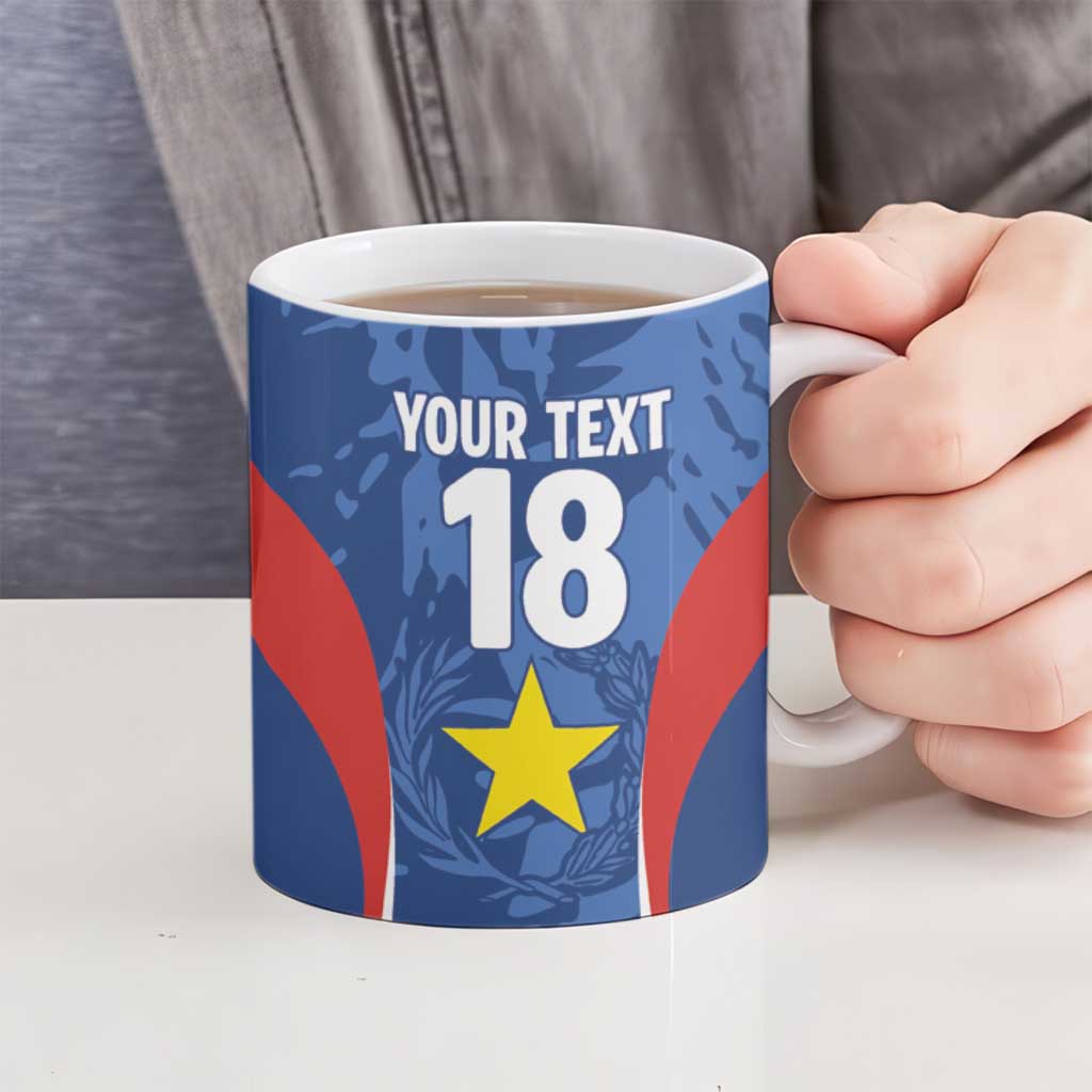 Custom Paraguay Football Ceramic Mug La Albirroja Pride - Wonder Print Shop