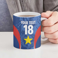 Custom Paraguay Football Ceramic Mug La Albirroja Pride - Wonder Print Shop