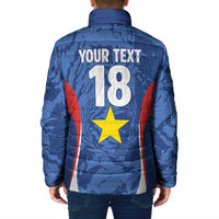 Custom Paraguay Football Padded Jacket La Albirroja Pride - Wonder Print Shop