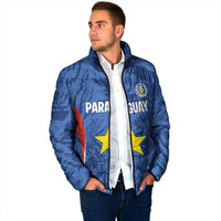 Custom Paraguay Football Padded Jacket La Albirroja Pride - Wonder Print Shop