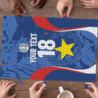 Custom Paraguay Football Puzzle La Albirroja Pride - Wonder Print Shop